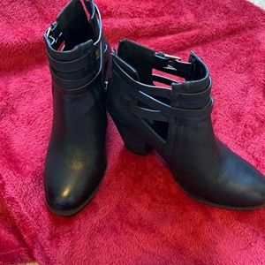 Black ankle boots